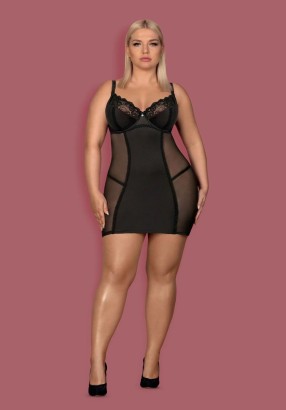 Облегающая сорочка Amallie с полупрозрачными вставками