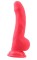 Красный фаллоимитатор Carl.L - 21,8 см.