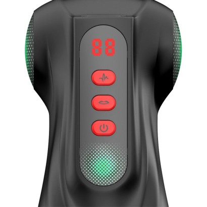 Интерактивный мастурбатор Raven с вакуумом, вибрацией и подсветкой