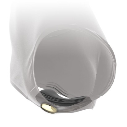 Черный перезаряжаемый вибратор в трусики с пультом ДУ