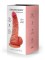 Телесный силиконовый фаллоимитатор на присоске - 24 см.