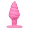 Розовая анальная пробка в виде мороженого Yum Bum Ice Cream Cone Butt Plug - 9,5 см.
