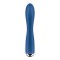 Синий вибратор-кролик с ротацией Spinning Rabbit 1 - 20 см.