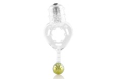 Виброкольцо с золотым шариком Bong O