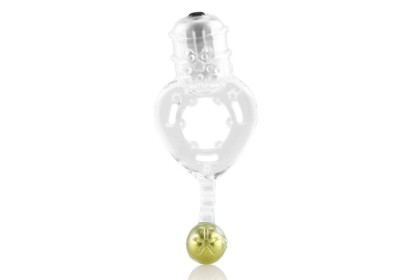 Виброкольцо с золотым шариком Bong O