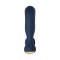 Темно-синий вибромассажер простаты с пульсацией Iker Neo
