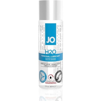 Возбуждающий лубрикант на водной основе JO Personal Lubricant H2O Warming - 60 мл.