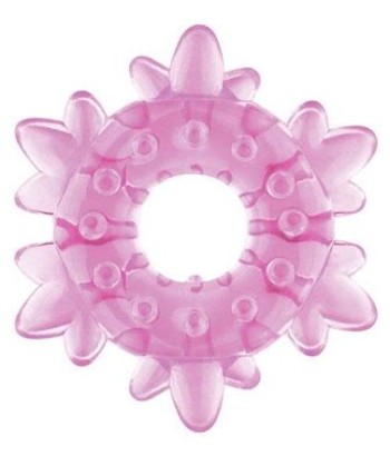 Розовое эрекционное кольцо Heavy Cock Ring Ice Flower