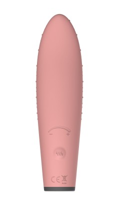 Розовый мини-вибратор с сенсорным управлением Lumi