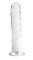 Прозрачный фаллоимитатор Distortion - 18 см.