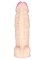 Телесный фаллоимитатор-гигант - 39 см.