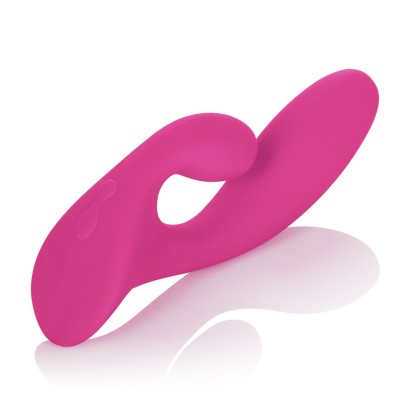 Двойной розовый вибратор Silhouette S15 - 20 см.