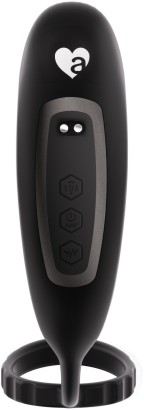 Черный инновационный масcажер простаты Hero с технологией массажа на 360 градусов