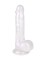Белый перламутровый фаллоимитатор Mabe - 20,5 см.
