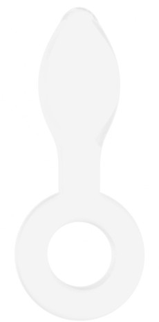 Белая анальная пробка Plugger - 11,9 см.