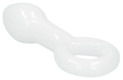 Белая анальная пробка Plugger - 11,9 см.