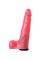 Розовая насадка-фаллос для трусиков Harness - 18 см.