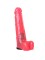 Розовая насадка-фаллос для трусиков Harness - 18 см.