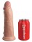 Телесный фаллоимитатор 8  Silicone Dual Density Cock - 22,8 см.