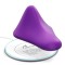 Фиолетовый треугольный вибромассажер Triangle Muscle Massager