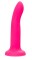 Розовый, светящийся в темноте фаллоимитатор Clint Glow - 20 см.