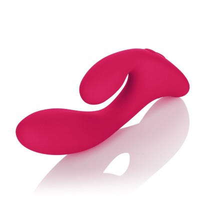 Двойной красный вибратор Silhouette S15 - 20 см.