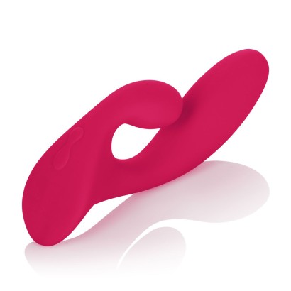 Двойной красный вибратор Silhouette S15 - 20 см.