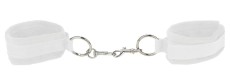 Белые наручники Velcro Cuffs White