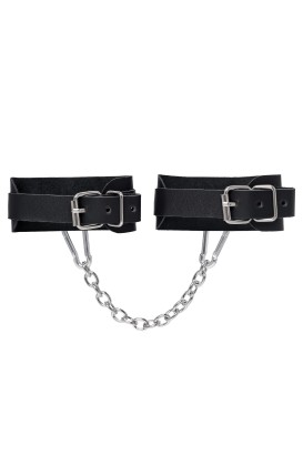 Черные мини-оковы со скруглёнными углами
