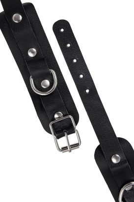 Черные мини-оковы со скруглёнными углами