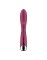 Малиновый вибратор-кролик Spinning Rabbit 1 с ротацией - 20 см.