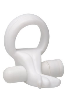 Белое виброкольцо Lily