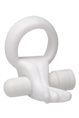 Белое виброкольцо Lily