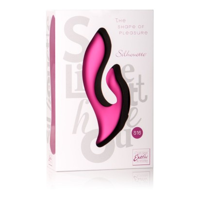 Двойной розовый вибромассажер Silhouette S16