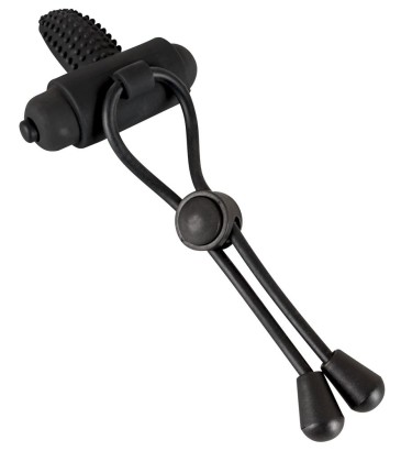 Чёрно лассо на пенис BLACK VELVETS с вибрацией