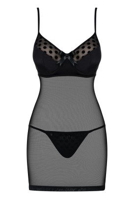 Облегающая сорочка в горошек Dotina