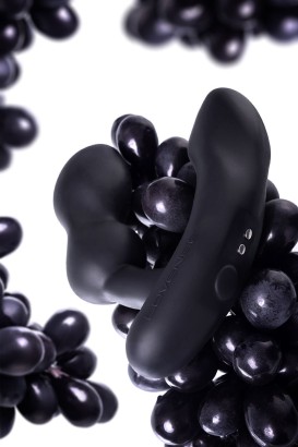 Черный вибростимулятор простаты Edge 2 - 12,4 см.