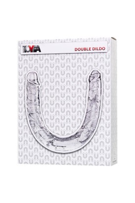 Прозрачный двухсторонний фаллоимитатор Double Dildo - 40 см.