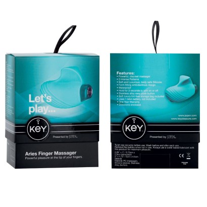 Бирюзовый вибро-перстень ARIES 