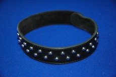 Узкий подшитый ошейник-полоска 