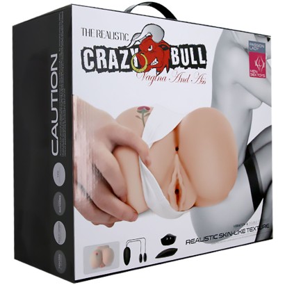 Вагина и анус с вибрацией CrazyBull Vagina and Ass