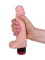 Рельефный вибромассажёр-реалистик - 21,2 см.