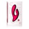 Красный перезаряжаемый вибратор со стимуляцией клитора Silhouette S17