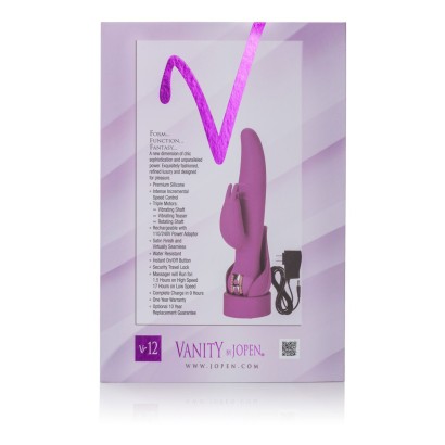 Эксклюзивный хай-тек вибратор VANITY BY JOPEN VR12 - 23,5 см.