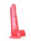 Розовый фаллоимитатор на присоске без вибрации - 17,8 см.