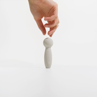 Серый мини-вибромассажёр Harmony