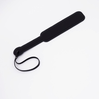 Черный кожаный паддл - 40 см.