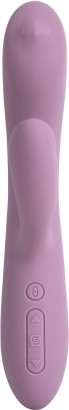 Сиреневый интерактивный вибратор-кролик Trysta Neo с шариком для зоны G - 18,4 см.