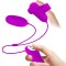 Лиловый вакуумный стимулятор клитора с виброяйцом