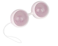 Розовые вагинальные шарики со смещённым центром тяжести